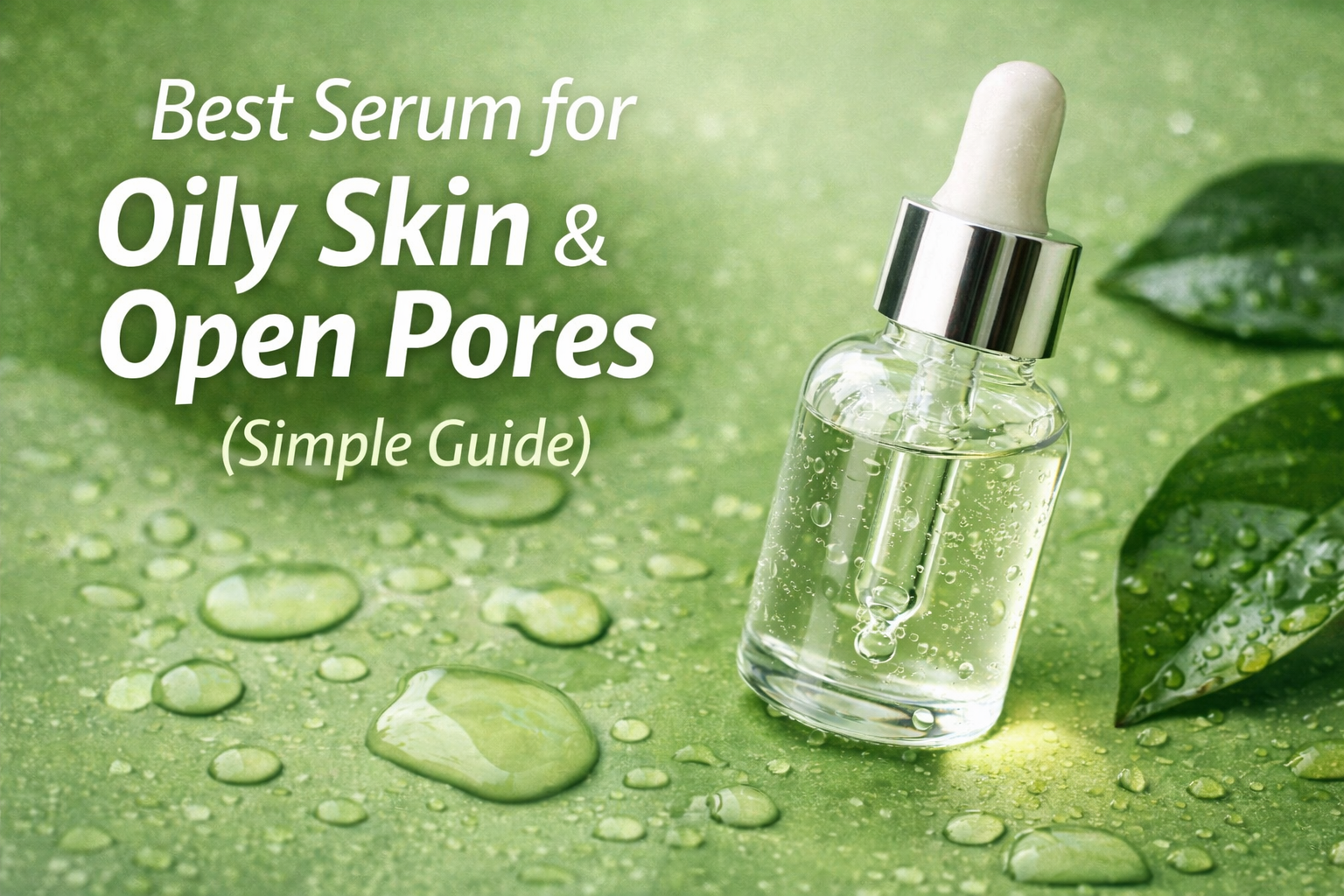 Best Serum for Oily Skin & Open Pores in Pakistan (Simple Guide)