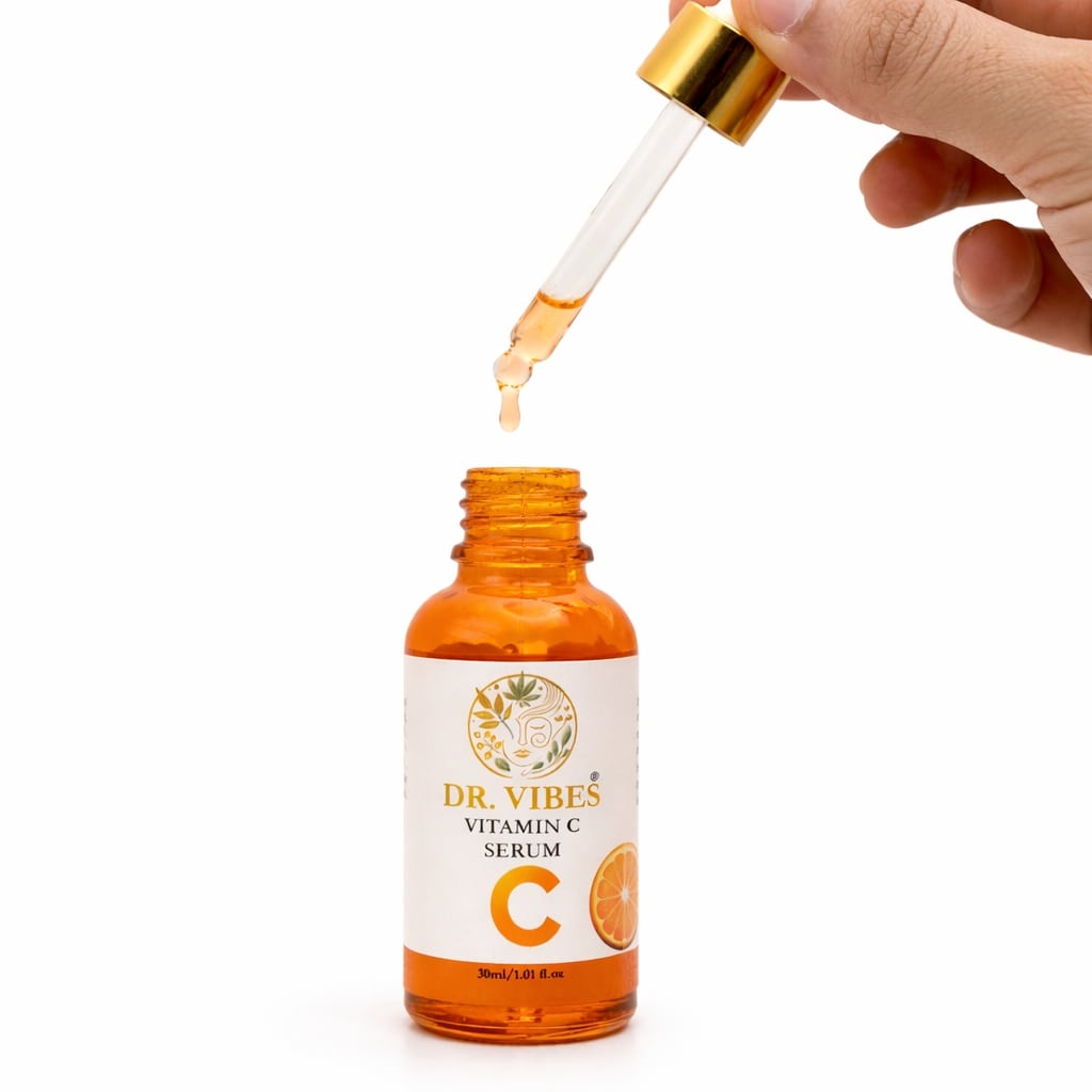 DrVibes Vitamin C Serum dropper